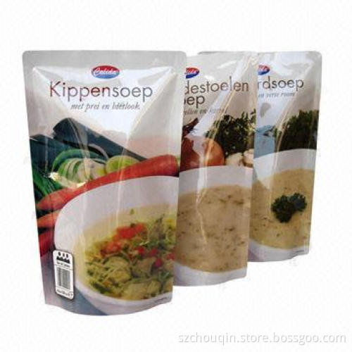 Stand Up Zipper Pouches for food packing, sead, tea, coffee, dried fruit, candy, vegetables, nuts
